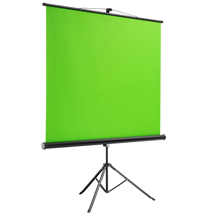 Maclean - Green screen op statief, 92", 150x180cm, in hoogte verstelbaar, MC-931