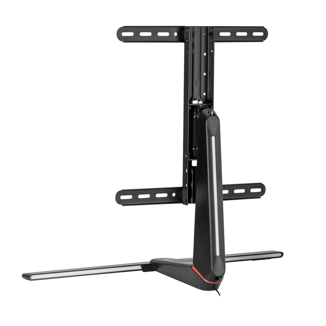 NanoRS RS167 Support de moniteur de jeu Support de moniteur TV Support 32-55" Éclairage LED RVB Hauteur réglable Pivotant Inclinaison Max VESA 400 x 400, Max 40 kg