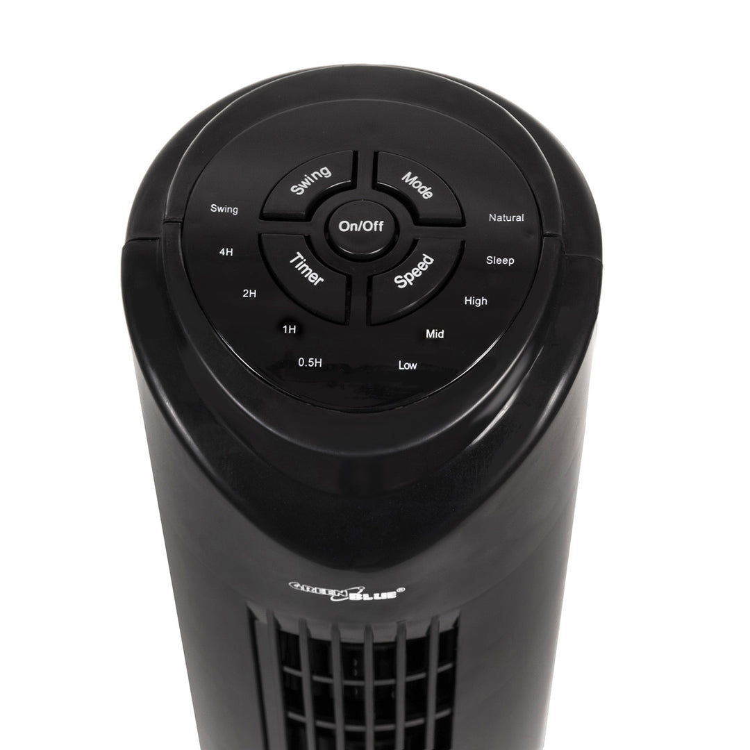 GreenBlue - Kolomventilator met afstandsbediening | 3 snelheden - 80° oscillatie | 45W - Timer - Hoogte 82 cm GB645