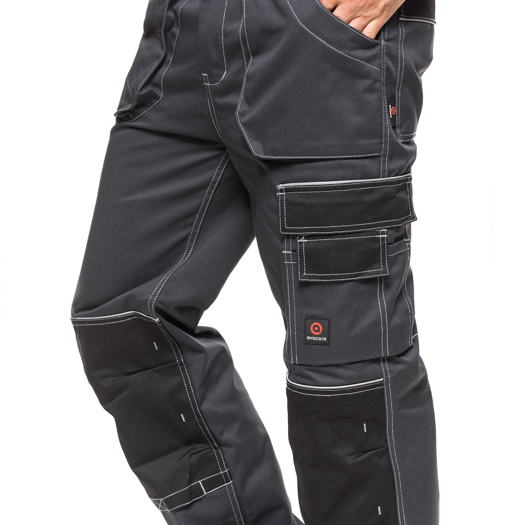 TAILLE BROEK HELIOS GRIJS-ZWART Maat 56 (103-108)