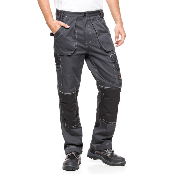 TAILLE BROEK HELIOS GRIJS-ZWART Maat 56 (103-108)