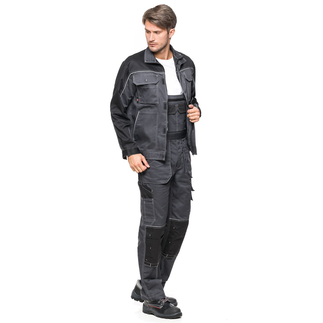 HELIOS BROEK GRIJS-ZWART Maat 58 (108-113)