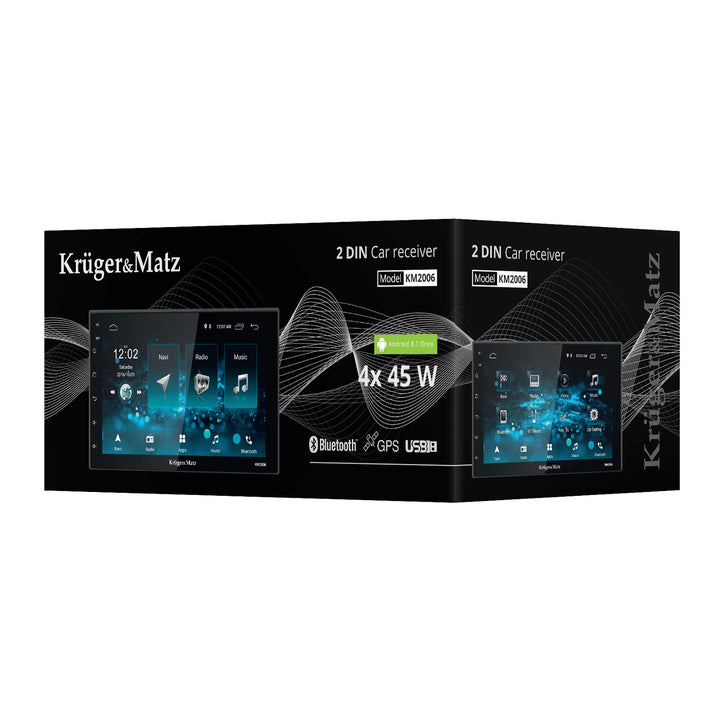 Autoradio Kruger&Matz KM2006 7" scherm, Android 10 systeem