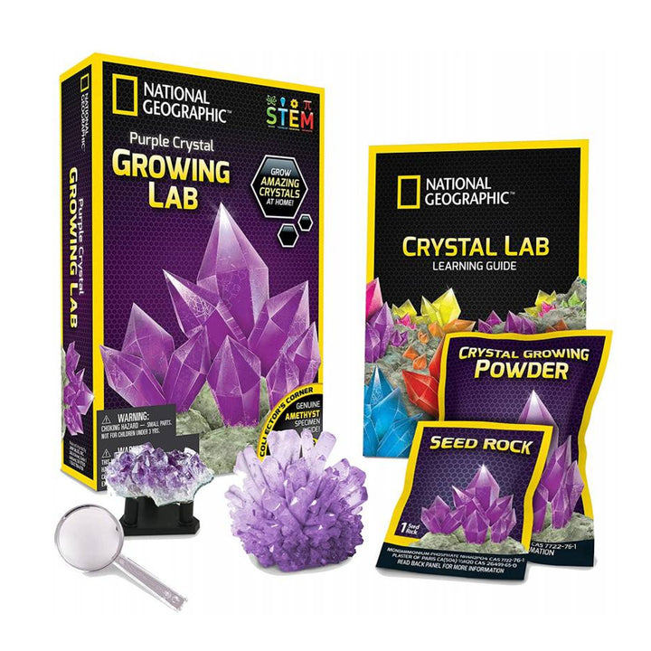 National Geographic - Purple Crystal Growing Lab Kit