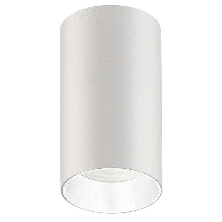 Maclean MCE 458 Plafondlamp opbouw met GU10 fitting voor LED en halogeenlampen t/m 35W 55x100mm Opbouwspots aluminium rond