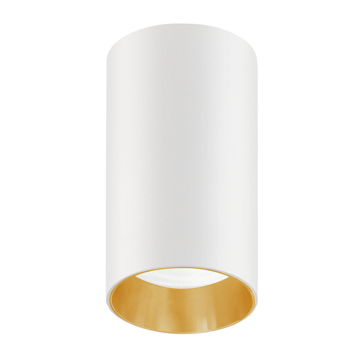 Maclean MCE 458 Plafondlamp opbouw met GU10 fitting voor LED en halogeenlampen tot 35W 55x100mm Opbouwspots aluminium rond