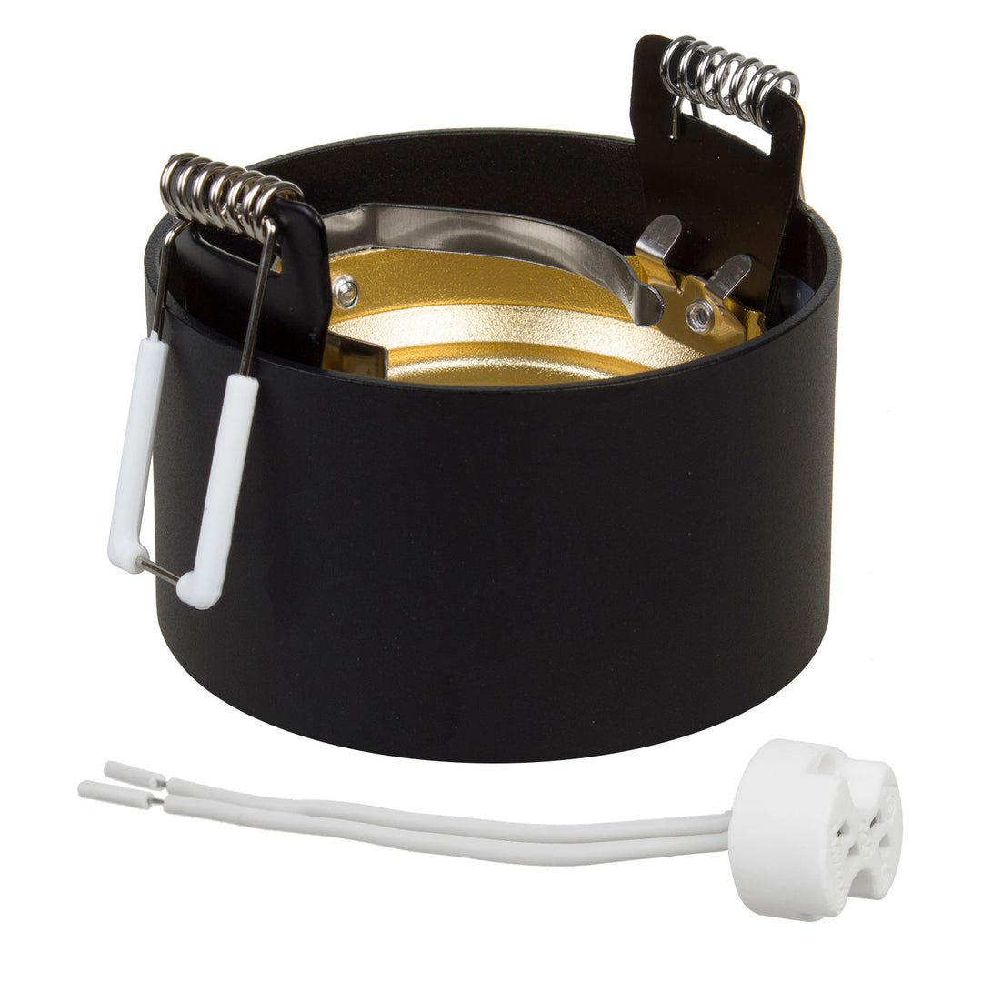 Maclean MCE457 Plafondinbouwlamp met GU5.3 MR16 Fitting voor LED- en Halogeenlampen tot 35 W 70 x 40 mm Inbouwspot Aluminium Rond