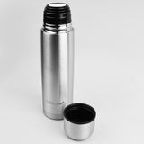 Thermos geïsoleerde fles met drinkbeker en draagtas voor warme of koude dranken (750ml)