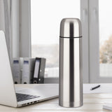 Thermos geïsoleerde fles met drinkbeker en draagtas voor warme of koude dranken (750ml)