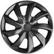 Universele wieldoppen 14" Stig grafiet lak press-on 4 stuks