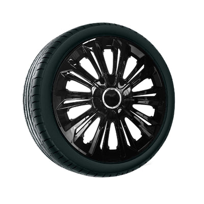 NRM Extra Sterk -  Wieldoppen - 14 inch Set van 4 stuks - Zwart