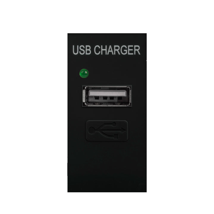 Maclean MCE727B prise USB chargeur Port USB jusqu'à 1A prise murale modulaire prise encastrée prise murale encastrée noir