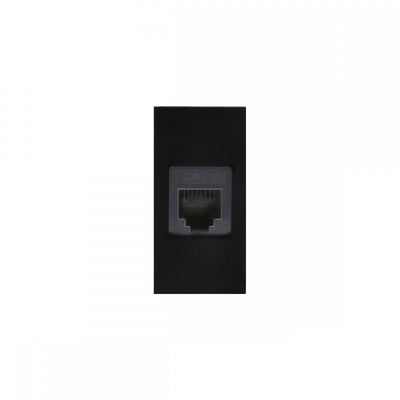 Maclean - LAN-contactdoos CAT.6 Universele netwerkcontactdoos Modulaire wandcontactdoos Inbouw wandcontactdoos (LAN-contactdoos, zwart)