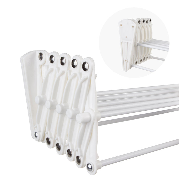 ABJ Badkamer droogrek De opvouwbare en resistente wasdroger Wit (50cm)