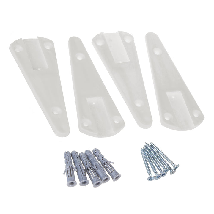 ABJ Badkamer droogrek De opvouwbare en resistente wasdroger Wit (50cm)