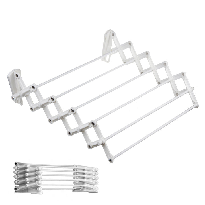 ABJ Badkamer droogrek De opvouwbare en resistente wasdroger Wit (50cm)