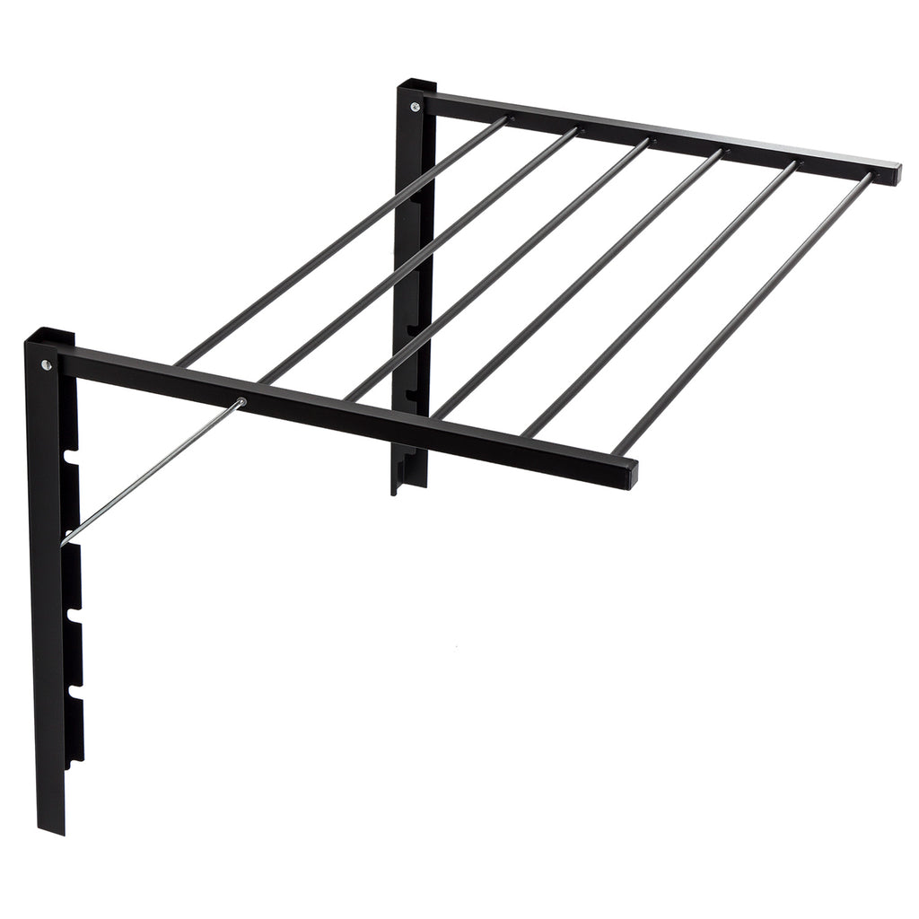 Droogrek voor de wand, uittrekbaar 80 cm, hangende Droogrek voor de wand, uittrekbaar 80 cm, hangende