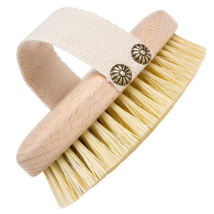 STARMANN 5/010 brosse de gommage corporel naturel brosse de Massage Exfoliation sèche Tampico bois de hêtre améliore la Circulation sanguine