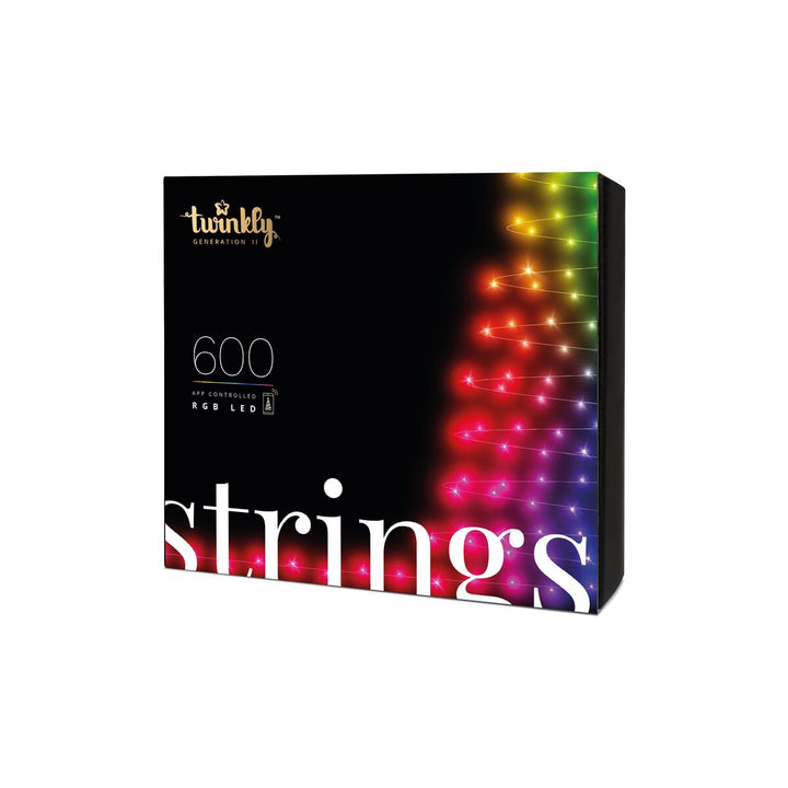 Kerstboomverlichting smart Twinkly Strings 600LED RGB 48m