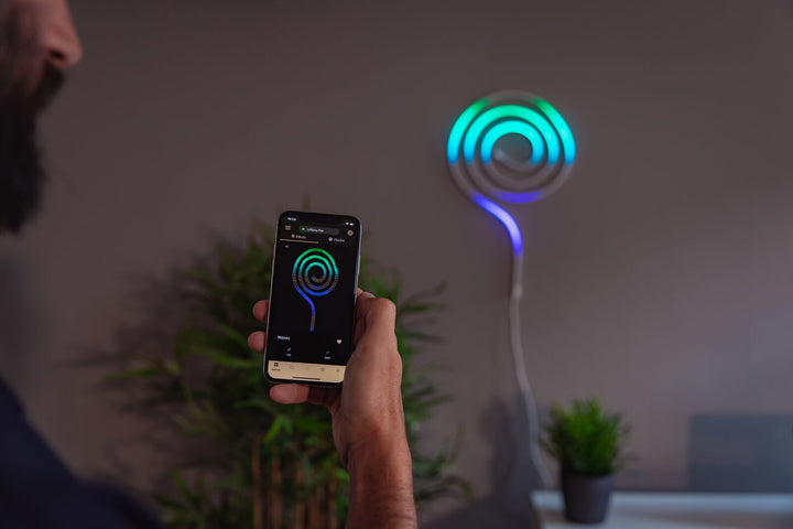 Allocacoc TWFL200STW-WEU LED RGB Tube Light Flexibele Alexa Google Wi-Fi Bluetooth Twinkly Music 2m