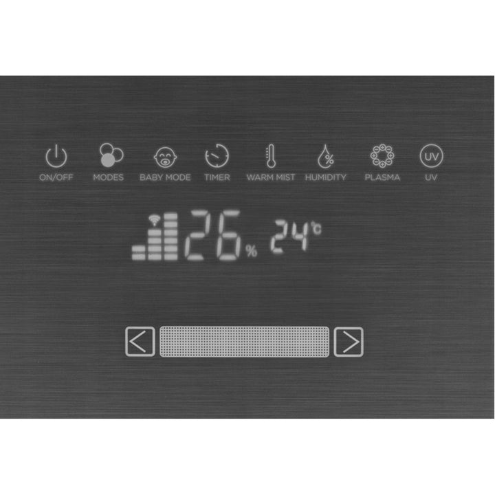 Concept Perfect Air ZV2021 Luchtbevochtiger voor ruimtes tot 50 m2 Geurverspreider Humidifier UV-lamp UVC Touch LED-display Wifi-timer Automatische vochtigheidsregeling