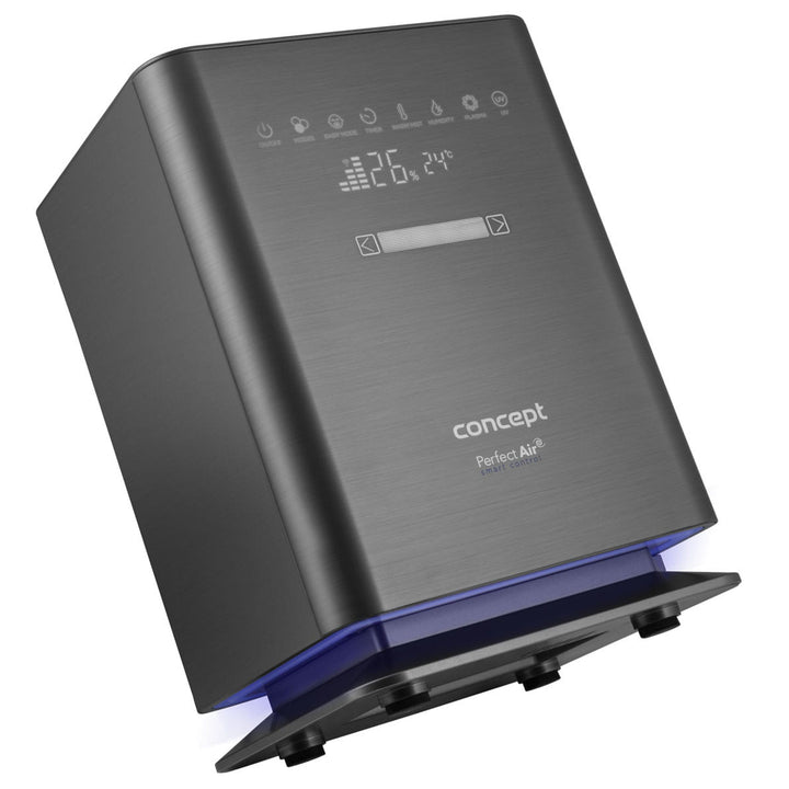 Concept Perfect Air ZV2021 Luchtbevochtiger voor ruimtes tot 50 m2 Geurverspreider Humidifier UV-lamp UVC Touch LED-display Wifi-timer Automatische vochtigheidsregeling