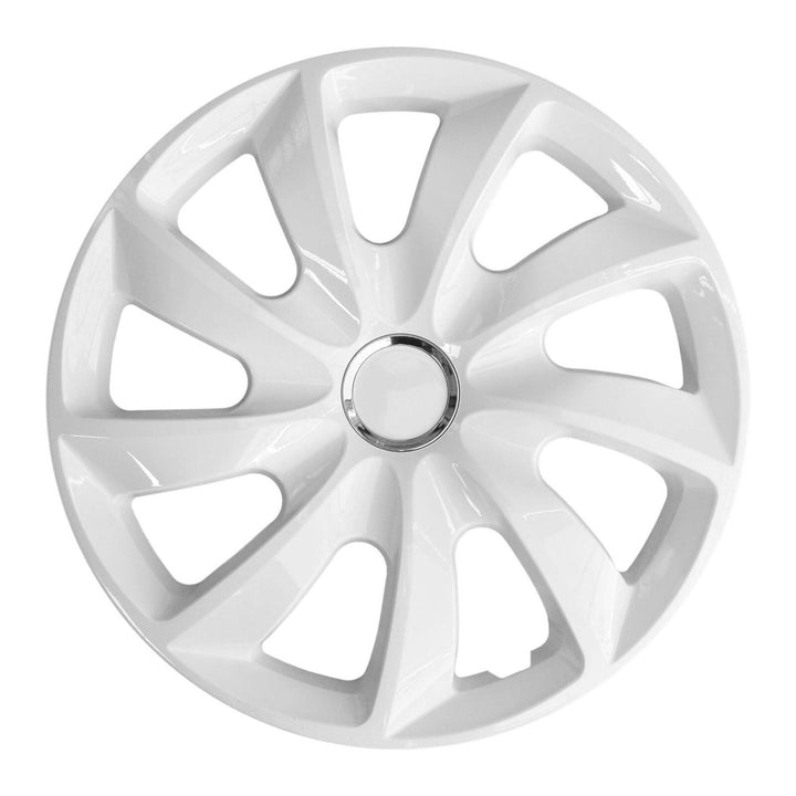 NRM - enjoliveurs 13" - Blanc - lot de 4 pièces - ABS / Durable / Résistant