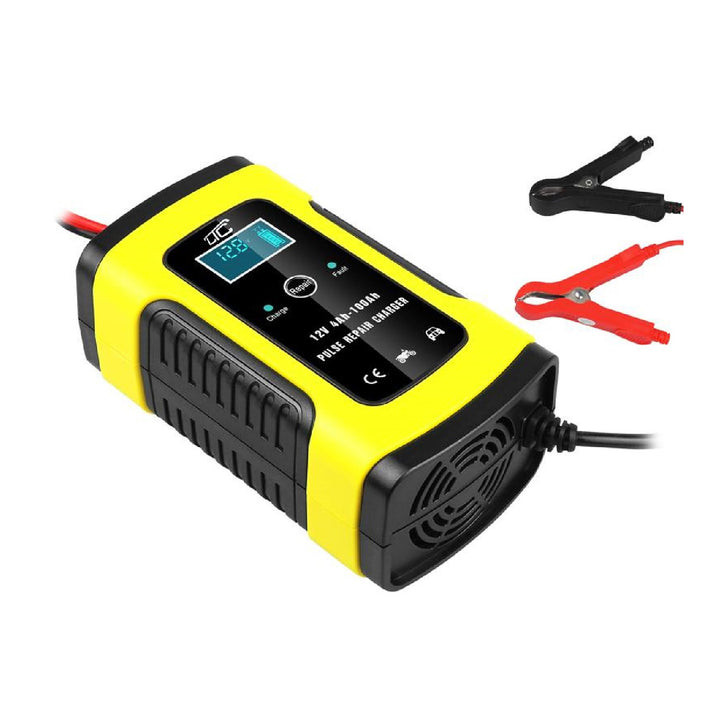 LTC - Auto batterijlader Druppellader - 12V 6A Batterijen Lcd-scherm voor Gel/AGM Batterijen Lood-zuur