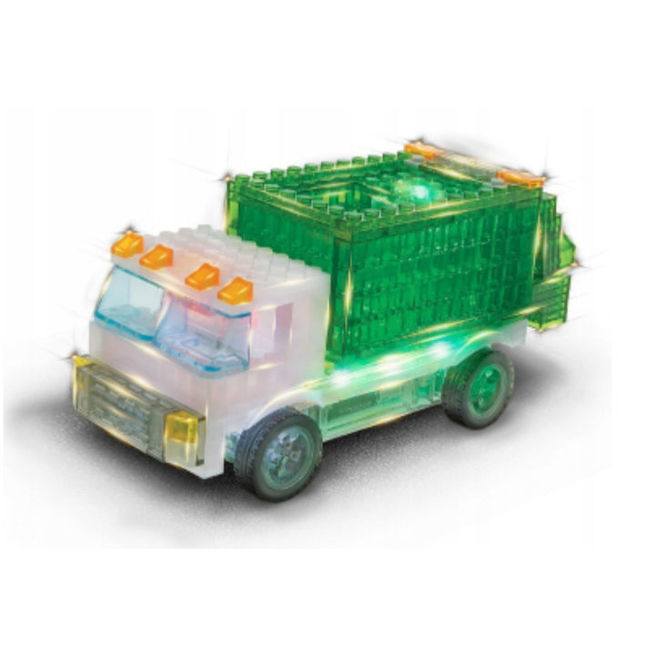 LASER PEGS GARBAGE TRUCK LED LIGHTING BLOCKS 12in1