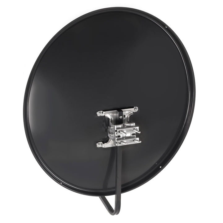 Maclean - Satellietschotel  TV System - Gefosfateerd staal | grafiet - 65cm - MCTV-926