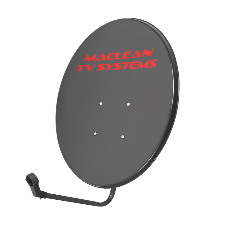 Maclean - Satellietschotel  TV System - Gefosfateerd staal | grafiet - 65cm - MCTV-926