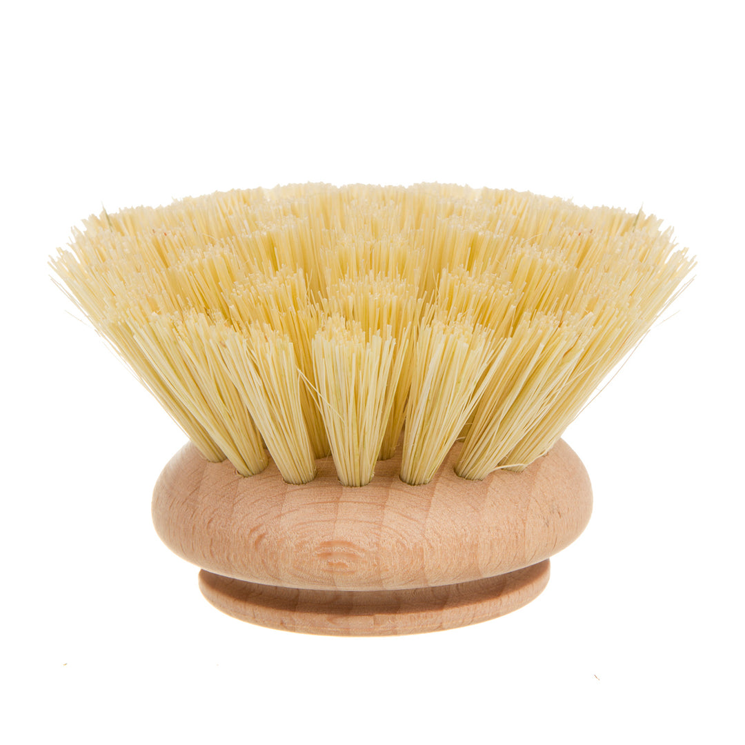 Starmann Tête de rechange pour brosse à vaisselle en bois de hêtre + Tampico (agave) Brosse en bois Brosse à bouteilles Brosse de cuisine (tête de rechange)