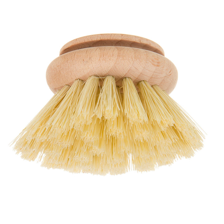 Starmann Tête de rechange pour brosse à vaisselle en bois de hêtre + Tampico (agave) Brosse en bois Brosse à bouteilles Brosse de cuisine (tête de rechange)