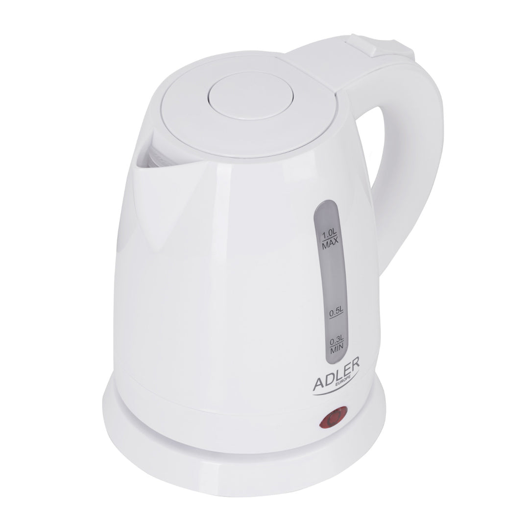Kunststof waterkoker 1.0L 1600W Adler AD 1272 wit