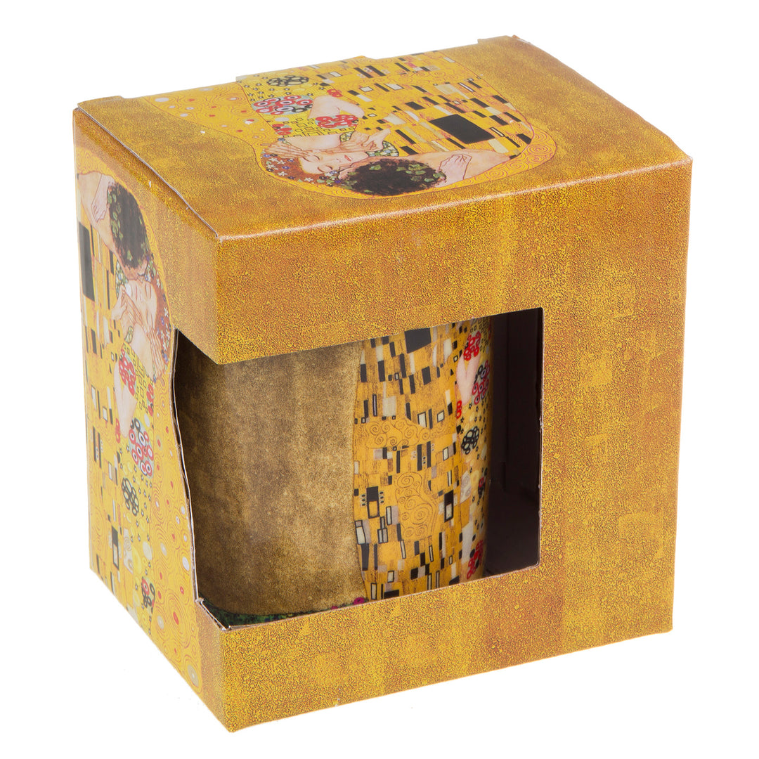 Queen Isabell Koffiemok Porseleinen mok The Kiss door Gustav Klimt Cadeau mok Cadeau idee porselein 400ml