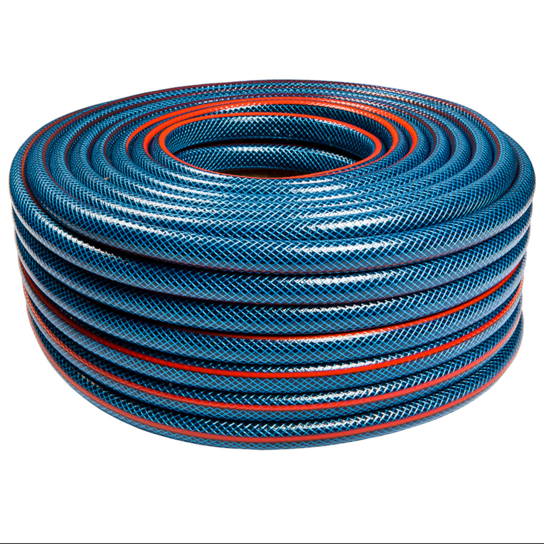 Vartco Light - Tuyau d'arrosage 3 plis 1/2" 20 m | Irrigation flexible | Tresse croisée en polyester résistant aux UV 22 bars