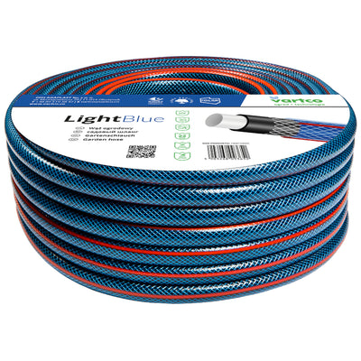 Vartco Light - 3-Ply Tuinslang 1/2" 30m | Besproeiing flexibele | Polyester kruis vlecht UV-bestendig 22 Bar