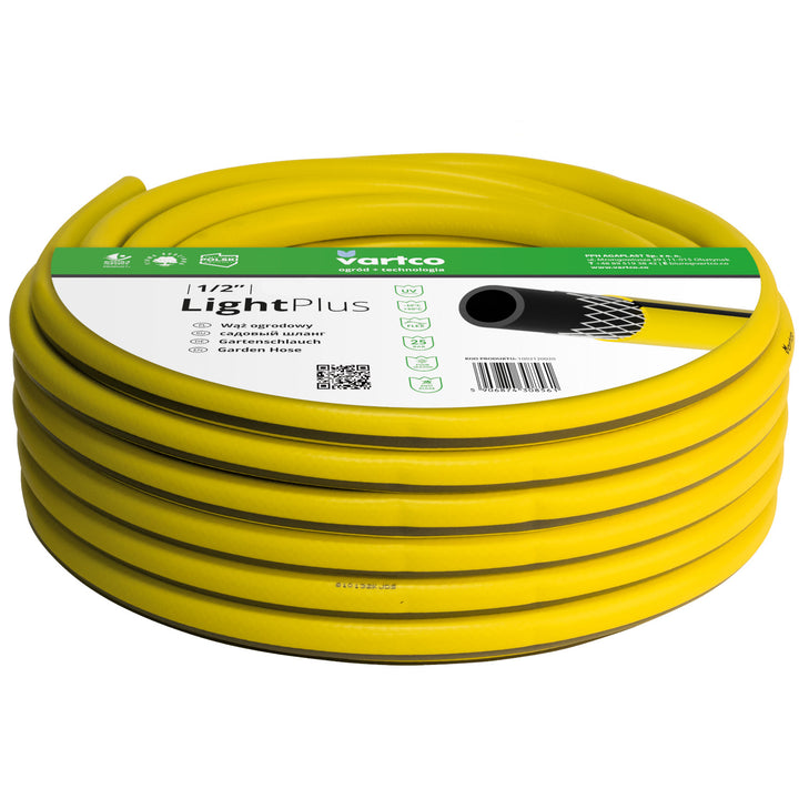 Vartco - 3-lagige tuinslang 1/2" 30m | flexibele slang polyester kruis vlecht UV-bestendig 25 Bar