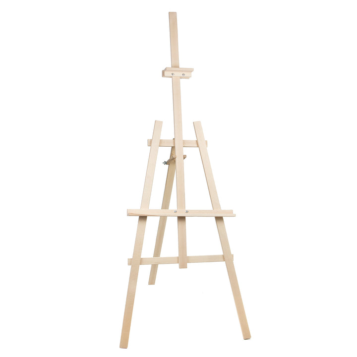 Chevalet Woodok 150 cm bois de hêtre robuste bois écologique naturel pour adultes, enfants et artistes professionnels pliable