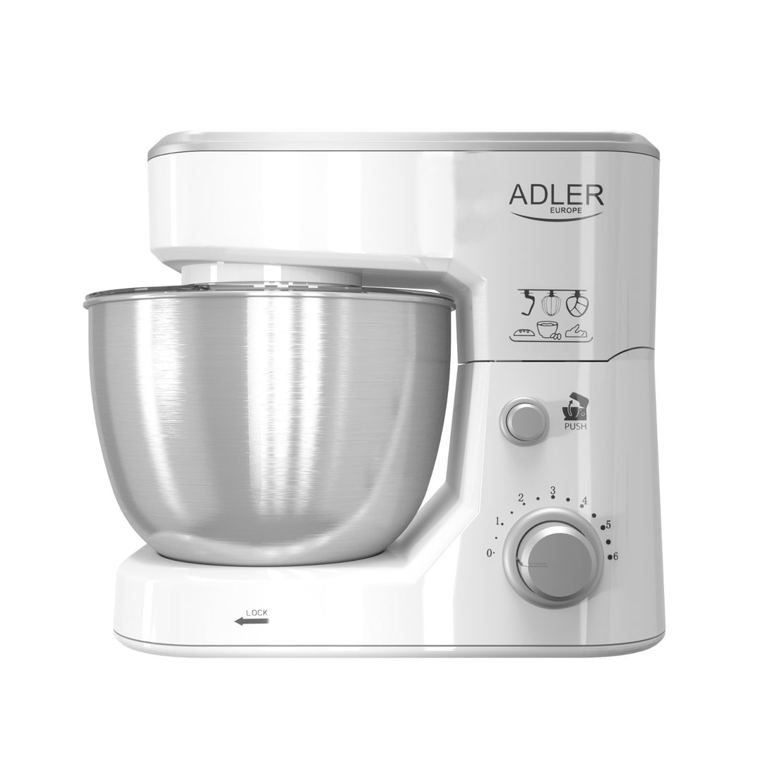 Planetaire keukenmachine 1000W Adler AD 4216 - 6 snelheden