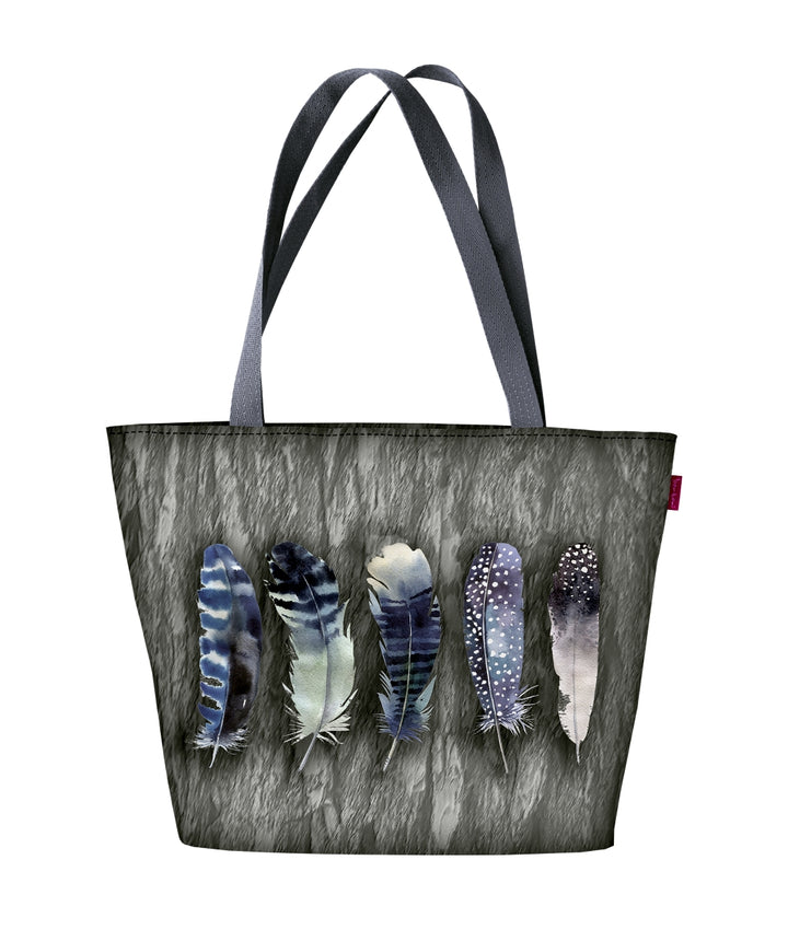 Arco Design Holi Schoudertas met Rits Dames Shopper Past voor A4 Draagtas met Motief Fly Away