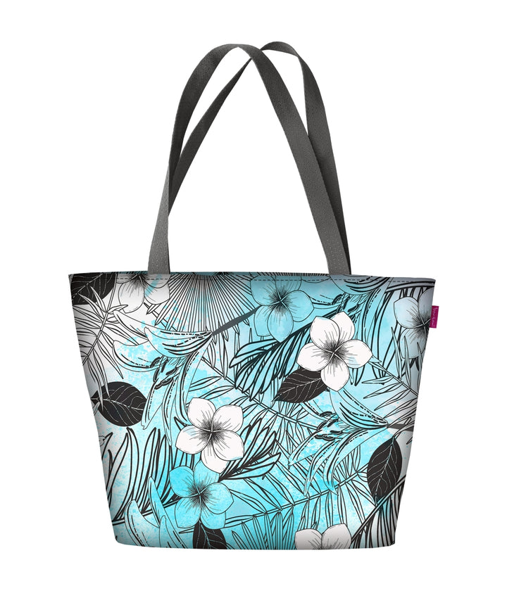 Holi Schoudertas met Zipper - Dames Shopper Geschikt voor A4 Draagtas met Motief Curacao