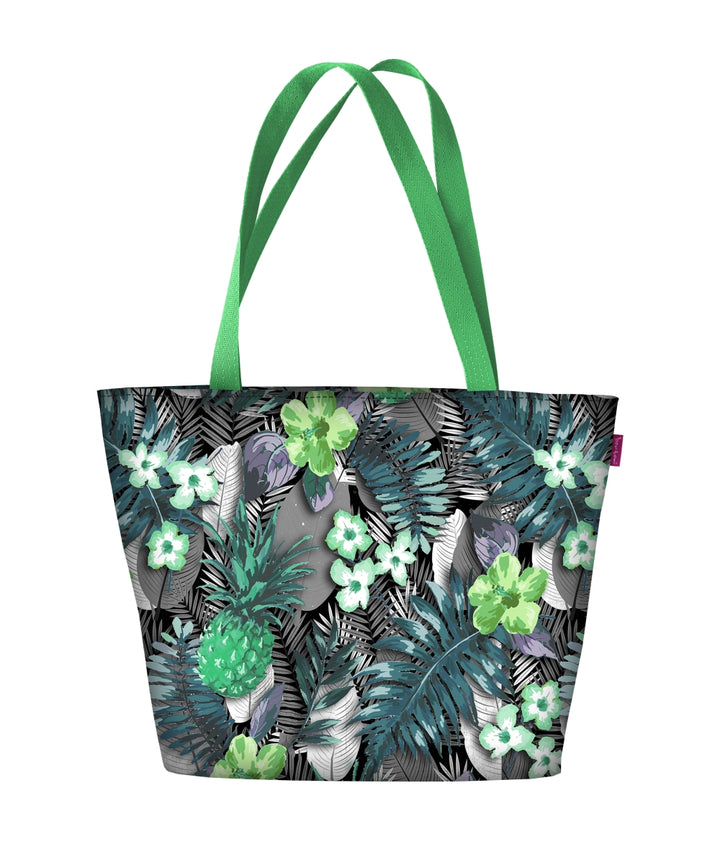 Arco Design Schoudertas met ritsen Vrouwen shopper Geschikt voor A4 Draagtas met motief Lambada Green