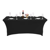 GreenBlue elastisch tafelkleed horeca tafelhoes zwart, 180x75x74cm, spandex, GB372