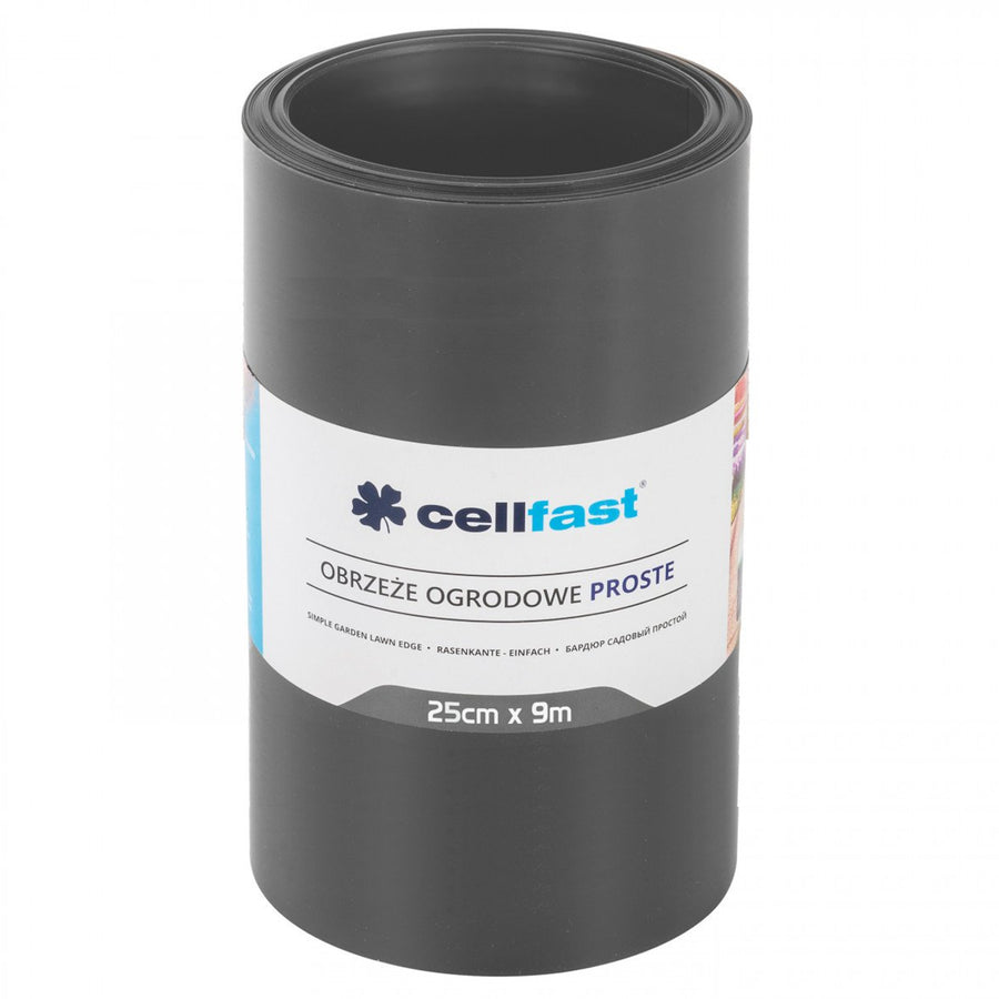 Cellfast - Gazon rand glad tuin hek - Tuinafscheiding 25cm x 9m
