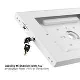 Maclean Tablet reclamehouder, muurbeugel met slot, 9,7"-11", iPad/iPad Air/iPad Pro, Samsung Galaxy Tab A/Tab A7/Tab S6 Lite, MC-474W