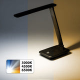 Maclean LED bureaulamp, max. 9W, 220-240V AC, kleurwissel, dimbaar, 450lm, MCE614 B