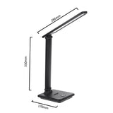 Maclean LED bureaulamp, max. 9W, 220-240V AC, kleurwissel, dimbaar, 450lm, MCE614 B