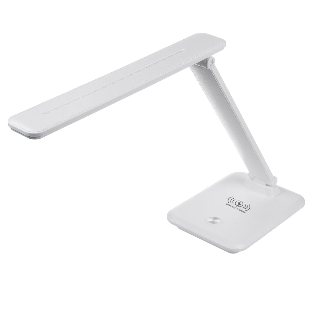 Lampe de bureau LED dimmable 9W avec chargeur induction Qi