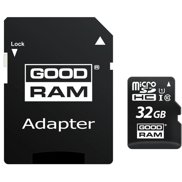 32GB microSD-geheugenkaart + SD-adapter klasse 10 UHS-I Goodram